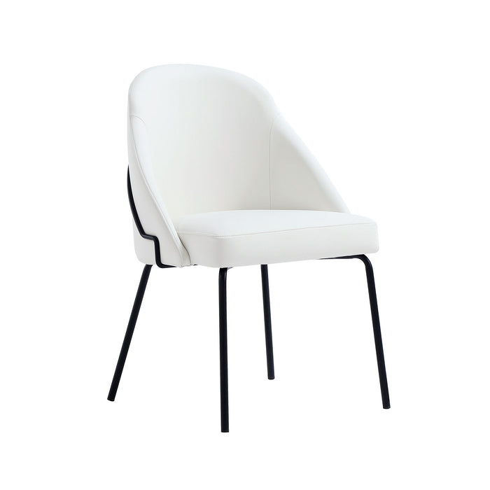 Manhattan Gracie - Dining Chair With Black Legs