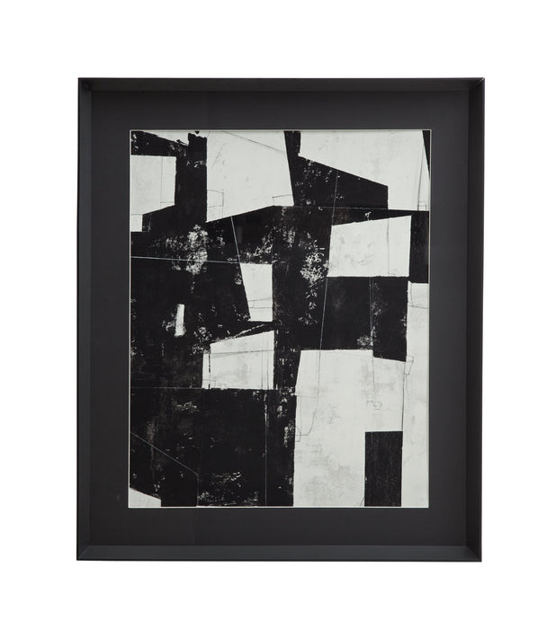 Arrangement II B - Framed Print - Black