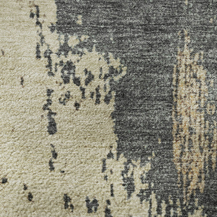 10' X 14' Abstract Washable Area Rug With UV Protection (710394) - Rust / Beige / Blue