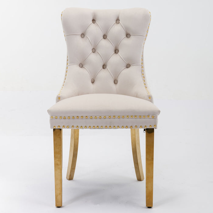Nikki - Modern, High-End Tufted Dining Chair (Set of 2)