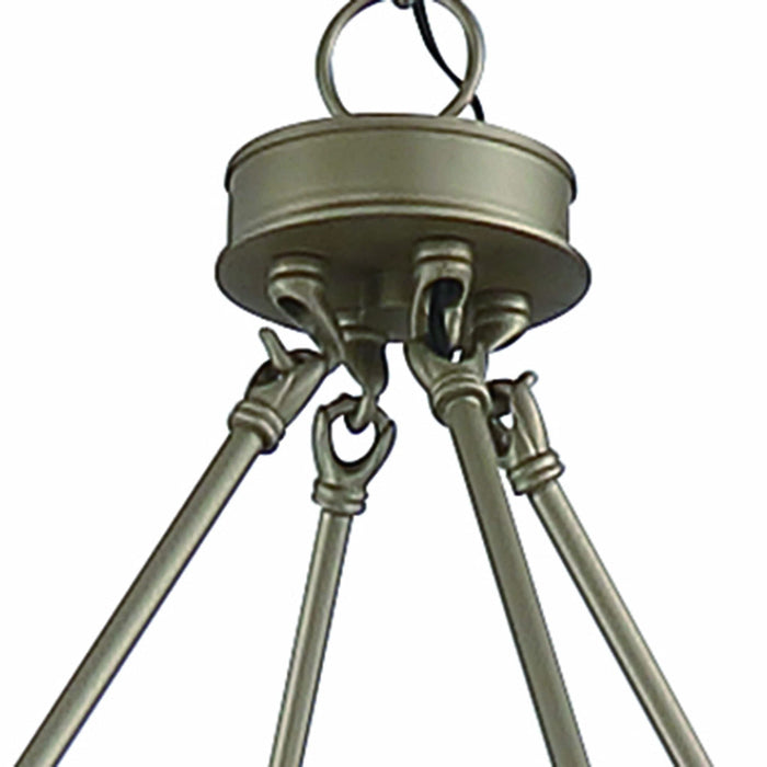 Candle Style Multi Light Metal Dimmable Chandelier - Brass