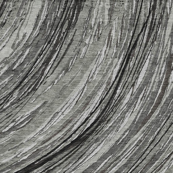 10' X 14' Abstract Washable Area Rug With UV Protection (717638) - Taupe / Gray