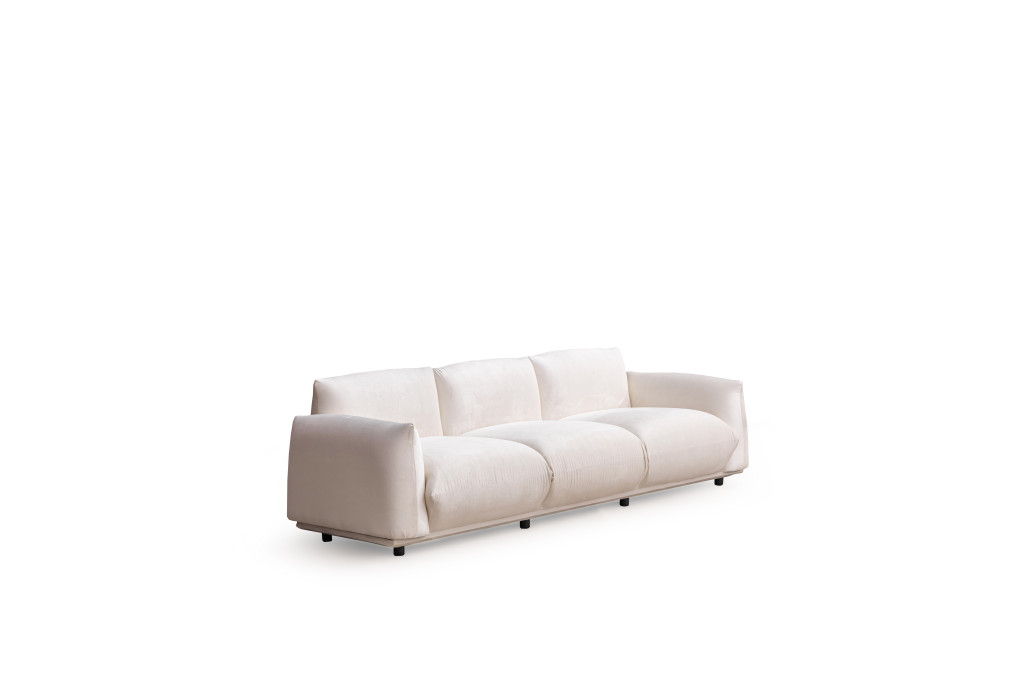Velvet Sofa - White
