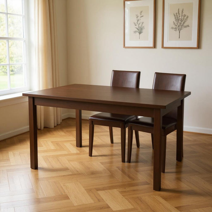 48" Solid Wood Dining Table - Coffee
