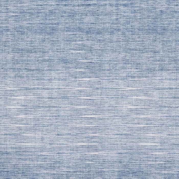 10' X 14' Abstract Washable Area Rug With UV Protection - Denim Blue And Ivory