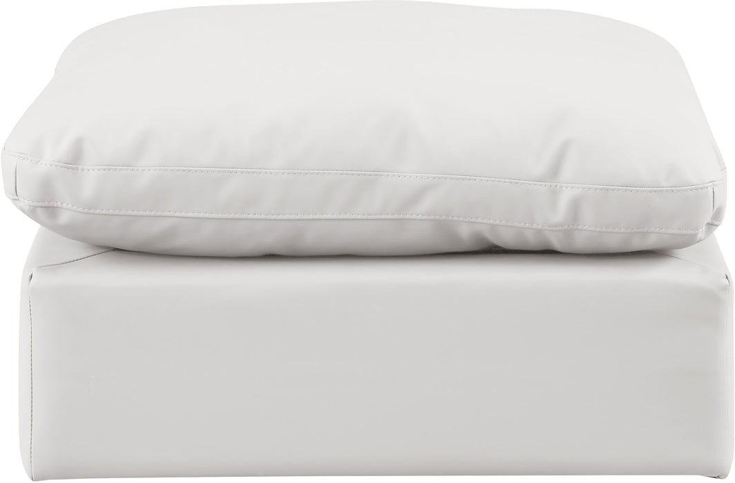 Indulge - Faux Leather Ottoman