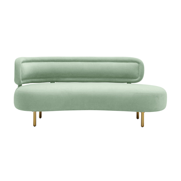 Tischa - Boucle Velvet Sofa