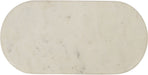 Genuine marble tray by Meridian Furniture, rectangular tray with polished marble surface and sleek edges for elegant table decor.