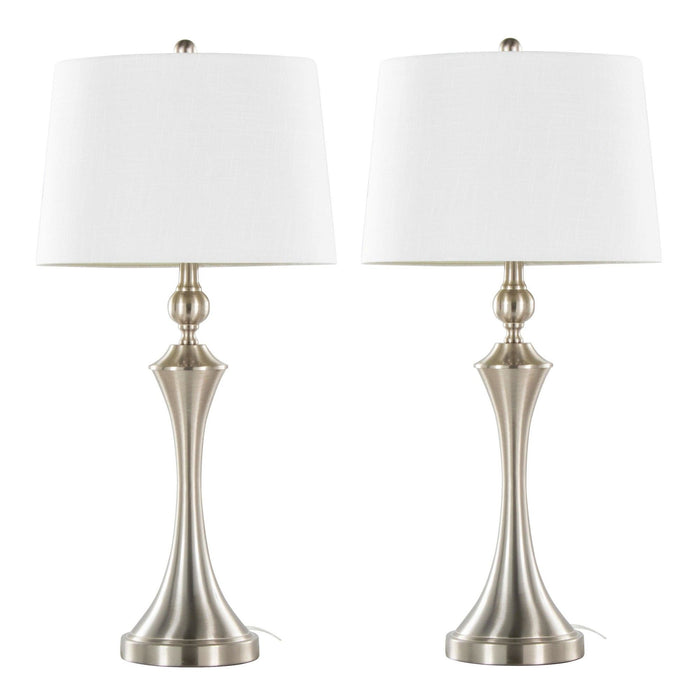 Flint - 30" Metal Table Lamp With USB (Set of 2)