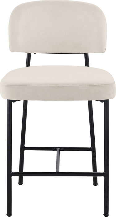 Zarelle - Performance Fabric Upholstered Counter Stool (Set of 2)