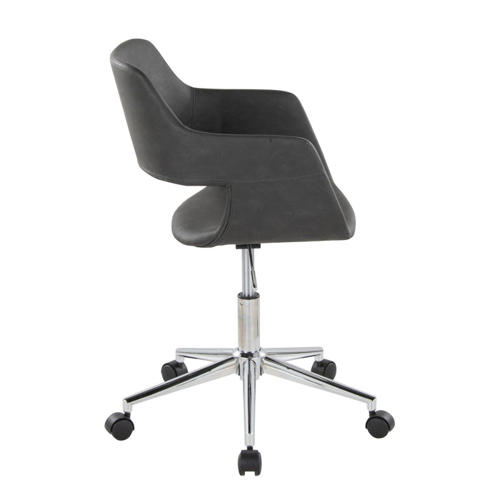 Margarite - Task Chair - Chrome Metal