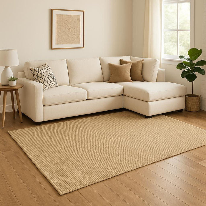12' X 15' Jute Hand Woven Area Rug (569872) - Beige