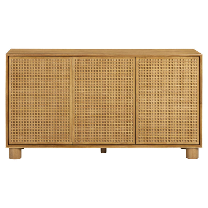Miles - 3-Door Sideboard - Natural