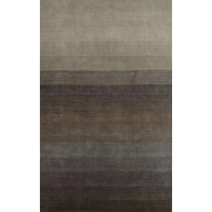 8' x 10' Hand Loomed Area Rug - Expresso And Brown