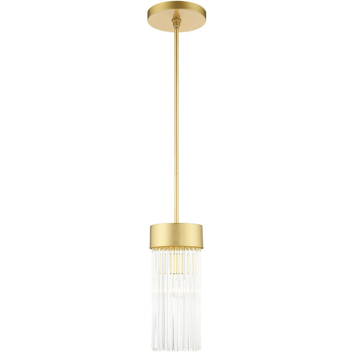 Dimmable Chandelier With Shades - Gold