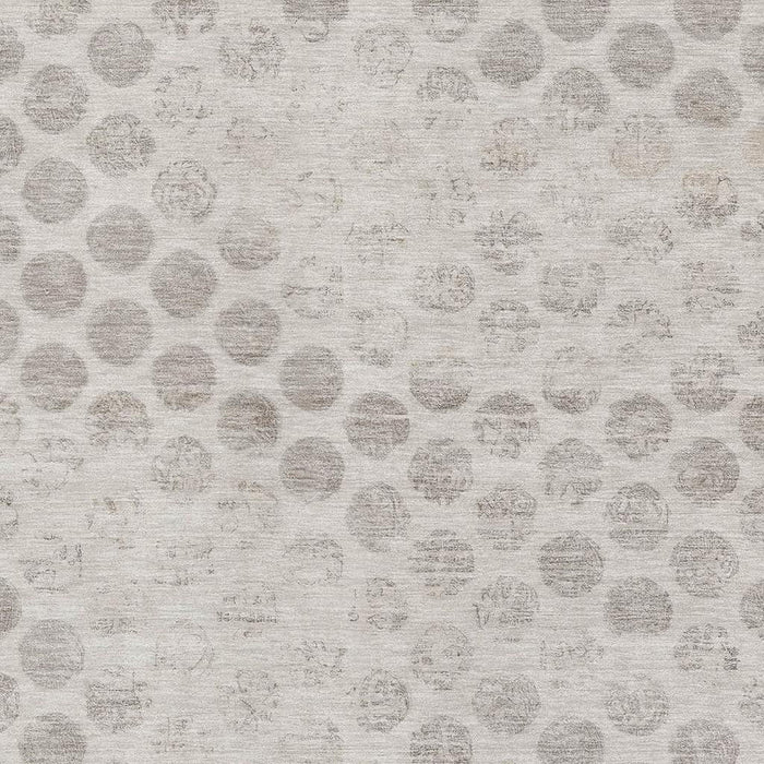 10' X 14' Geometric Washable Area Rug With UV Protection (695774) - Taupe / Beige