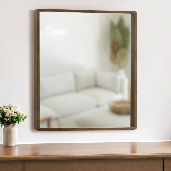 40" Accent Mirror Framed - Brown