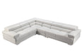 ESF 2119 stationary sectional sofa with plush cushions and modern design, shown in a cozy living room setting.