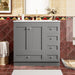 Giga free-standing bathroom vanity cabinet with sink, soft-close drawers and doors, modern design and durable finish.