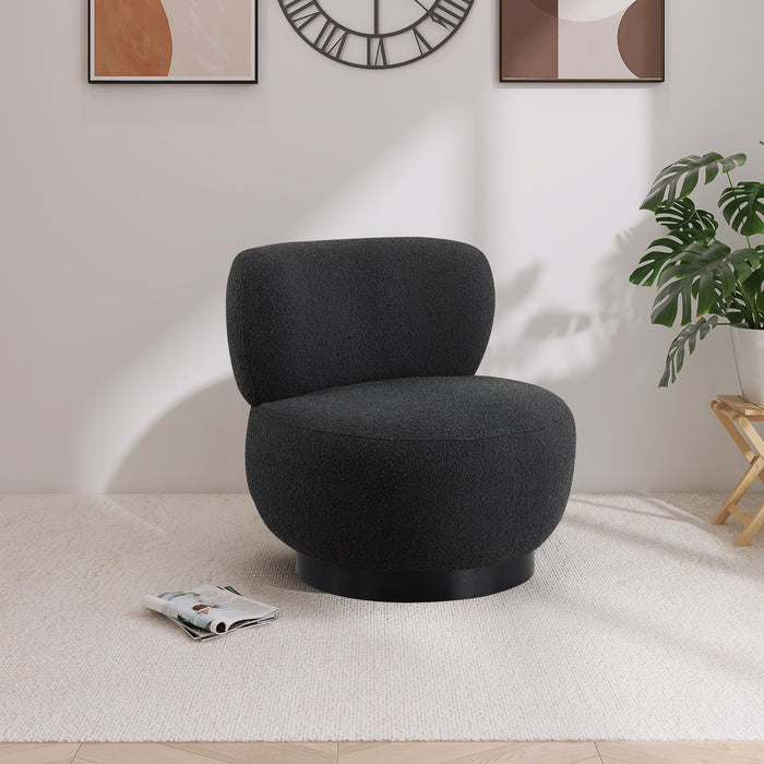 Calais - Accent Chair With Black Base