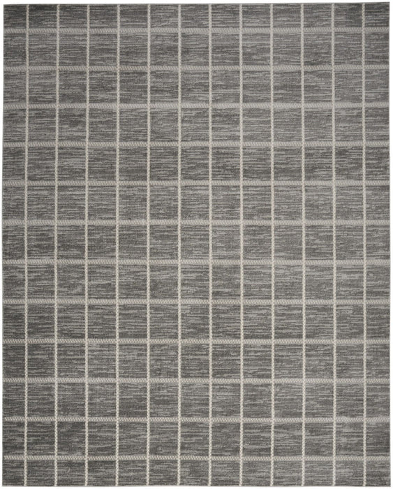 8' X 10' Geometric Area Rug (553177) - Gray