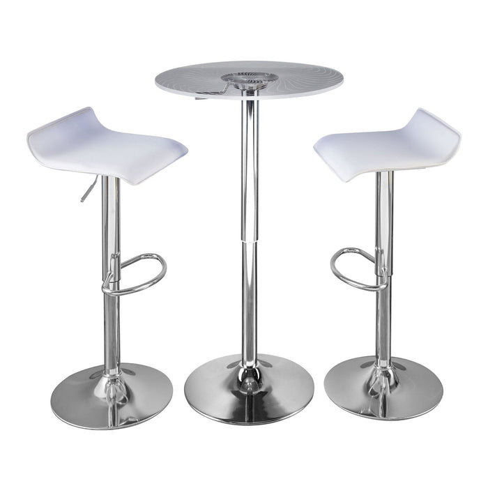 Spyra - Ale 3 Piece Bar Set - Chrome Metal