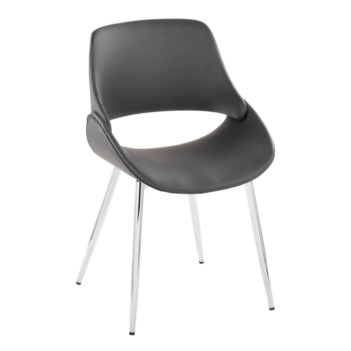 Fabrico - Chair (Set of 2) - Chrome Legs