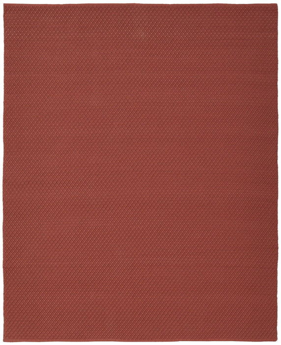 10' x 14' Hand Woven Area Rug - Red