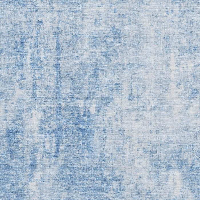 10' X 14' Abstract Washable Area Rug With UV Protection (654790) - Blue / Ivory