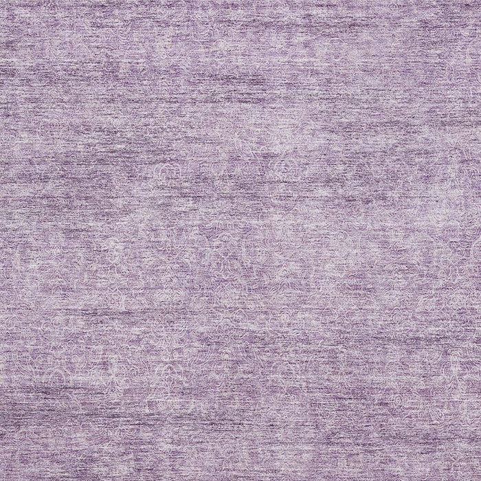 10' X 14' Abstract Washable Area Rug With UV Protection (687979) - Lavender / Ivory