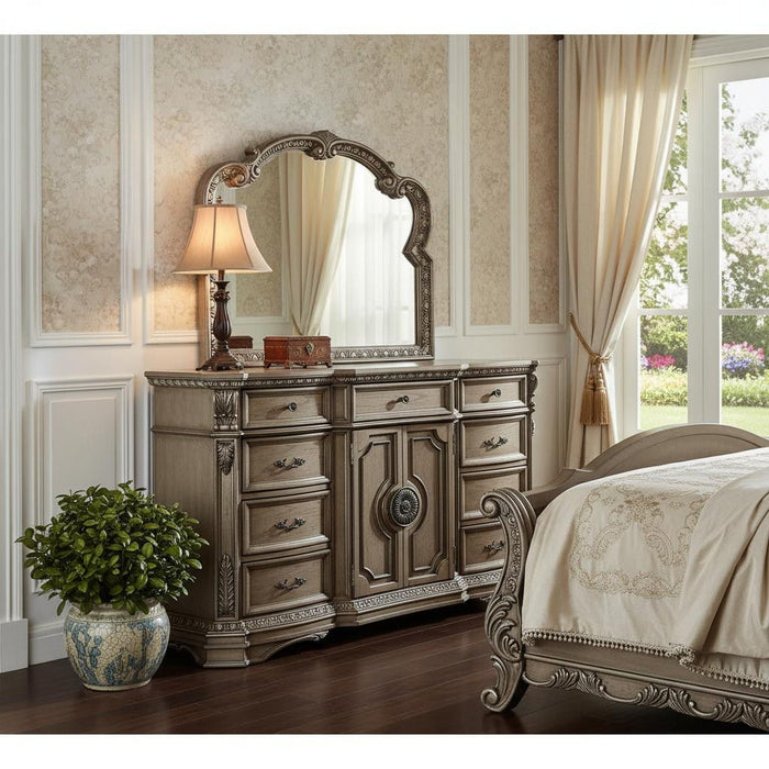 Wood Combo Dresser - Brown