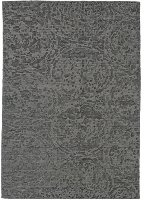 6' x 9' Abstract Hand Woven Area Rug - Gray