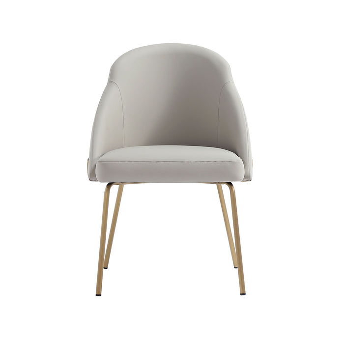 Manhattan Gracie - Dining Chair With Gold Legs