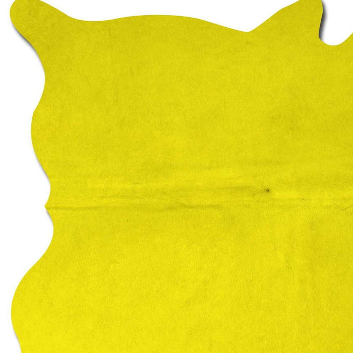 72" x 84" Cowhide Rug - Yellow