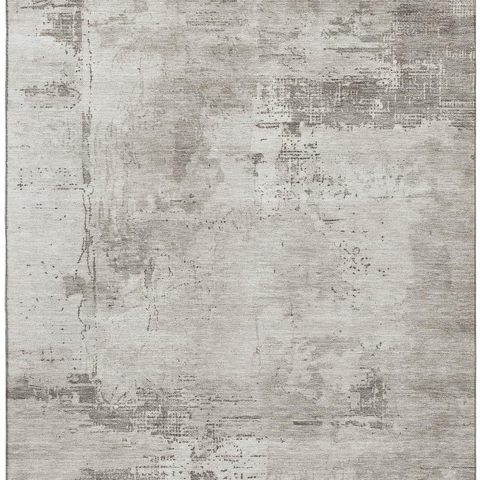10' X 14' Abstract Washable Area Rug With UV Protection (683171) - Beige / Ivory