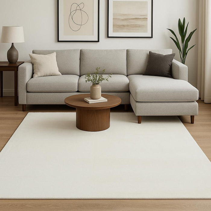 8' X 10' Non Skid Area Rug (573156) - White