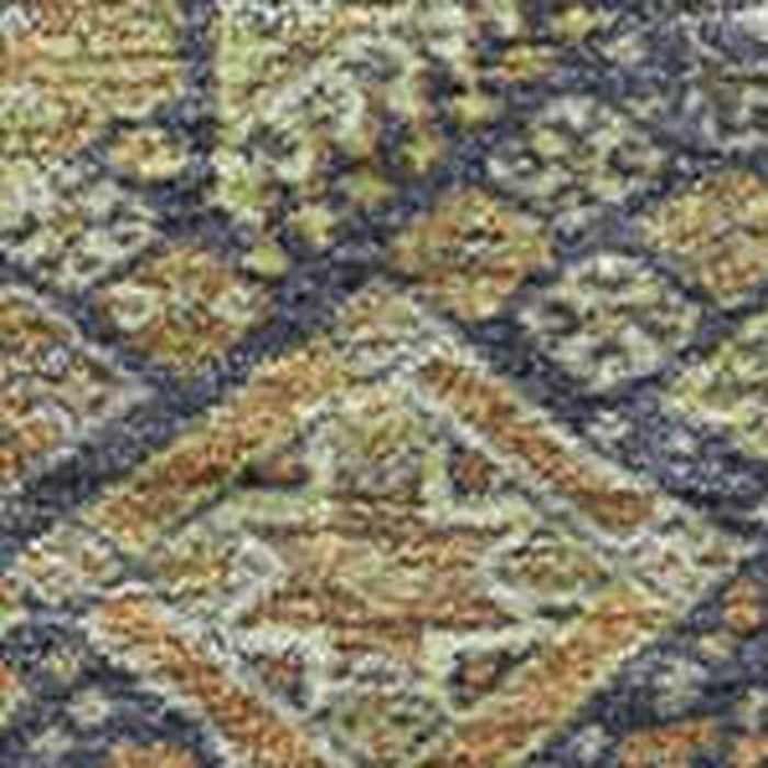 10' X 14' Tribal Washable Area Rug With UV Protection (649888) - Rust / Green / Gray