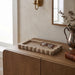 Elegant marble tray by Meridian Furniture, featuring a sleek, polished surface perfect for serving or decorative use.