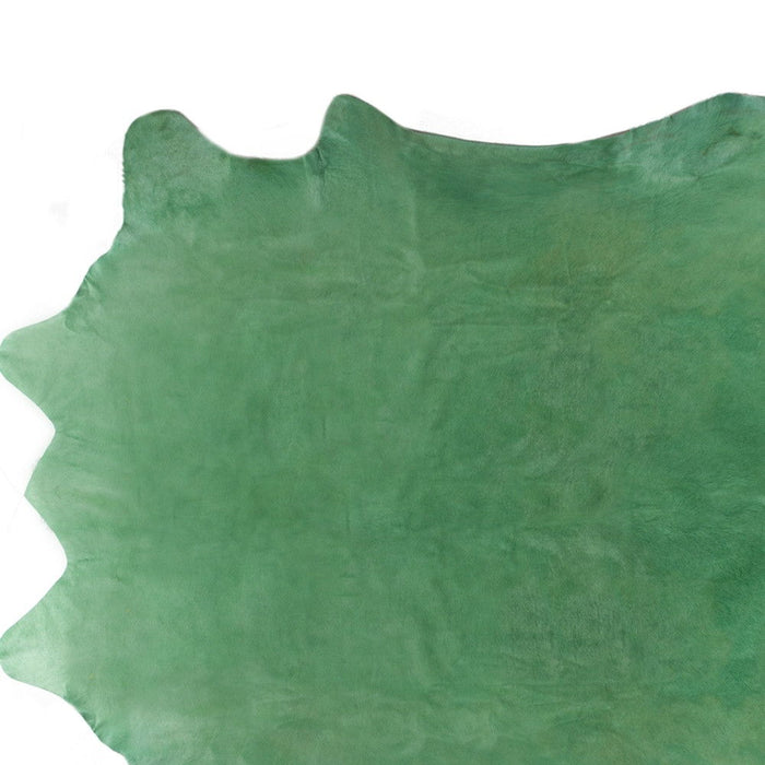 6' x 7' Cowhide Cowhide Area Rug - Green