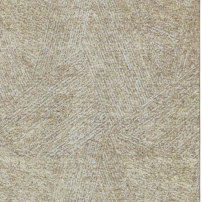 10' X 14' Abstract Washable Area Rug With UV Protection (678185) - Beige / Ivory