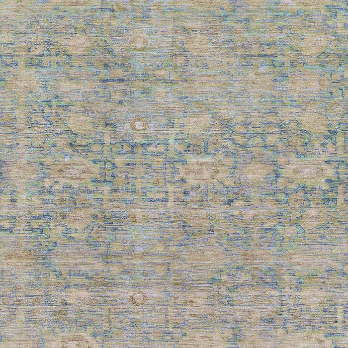 10' X 14' Oriental Washable Area Rug With UV Protection (700979) - Coral / Copper