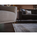Bellona Mirante Beatto Cream accent chair with plush fabric, modern design, and curved armrests in a cozy living space.