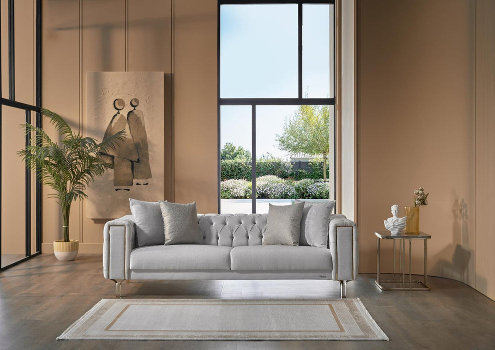 Bellona Montego accent chair with plush upholstery and wooden legs, showcasing a modern design in a cozy living space.