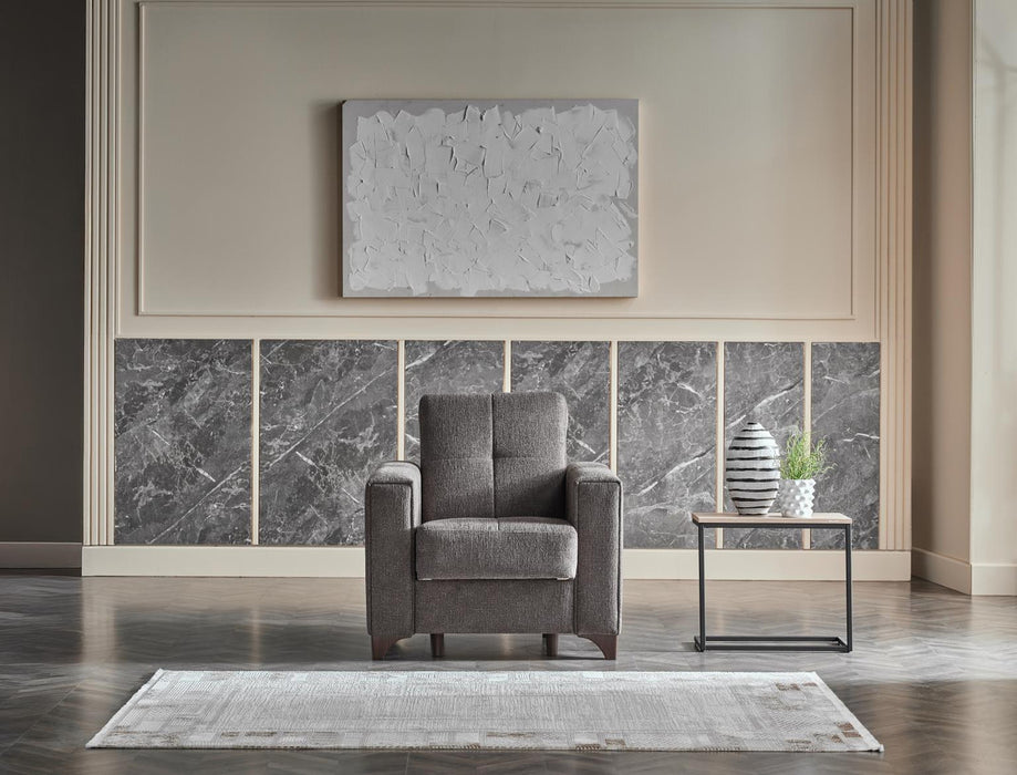 Bellona Parma armchair with plush upholstery and modern design, showcasing a comfortable and stylish seating option.