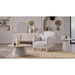 Bellona Boheems coffee table with wooden top and black metal legs, stylish and modern living room furniture.