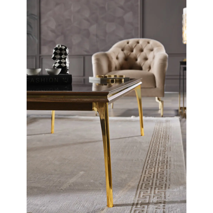 Bellona Montego coffee table with a sleek wooden surface and modern design, perfect for contemporary living room decor.