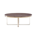 Bellona Veronica round coffee table with a sleek surface and modern design, featuring a sturdy base and smooth finish.