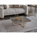 Bellona Veronica square coffee table with wooden finish and sleek design, perfect for modern living room decor.