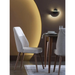 Bellona Mirante dining room set with table, six chairs, buffet, and mirror, showcasing elegant wood furniture for dining space.