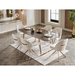 Bellona Veronica dining table with a sleek wooden surface and modern design, ideal for contemporary dining rooms.